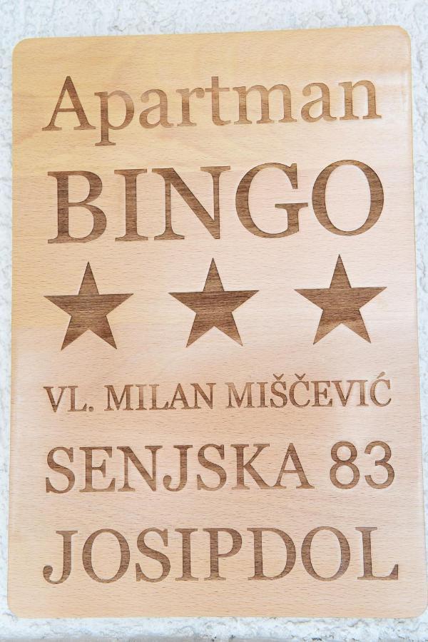 Apartman Bingo Josipdol Extérieur photo